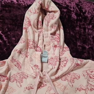Pink Marvel Graphic Hoodie Womens